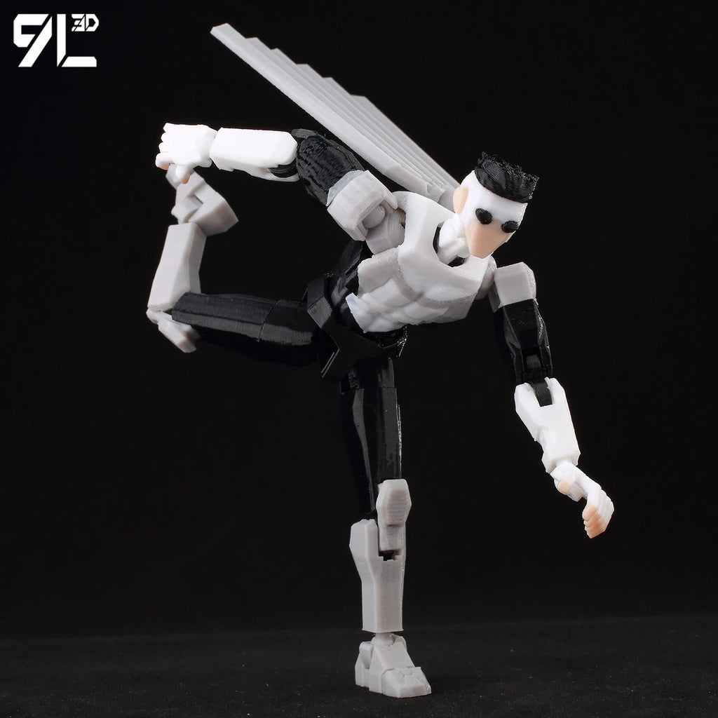 9L3D Superhero Team Invincible Boy Heroes Action Figure Lucky13 Dummy13 Multi-Colored T13 Multi-Jointed Collectible Toys Titan13