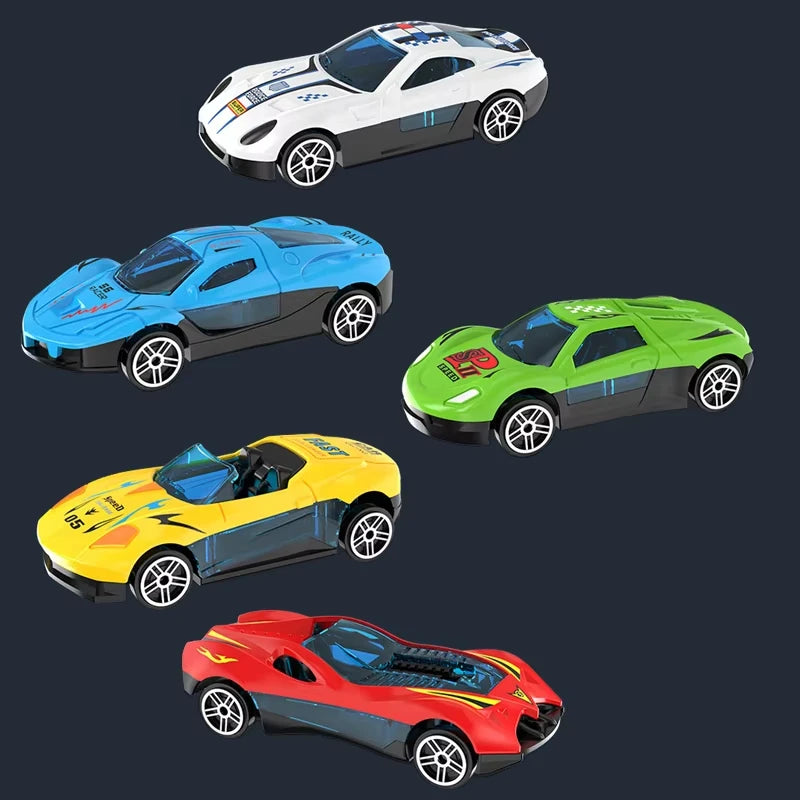 Kids Toy Racing Track Toy Vehicle with Alloy Car Slot Car Race Track Set Educational Game Boys Toys for 6 7 8-12 Years Boy Gifts