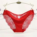 Woman Lace Panties Sexy Transparent Panty Low-Rise Cotton crotch Briefs Plus Size Ladies Underwear Intimates New Hot Sale