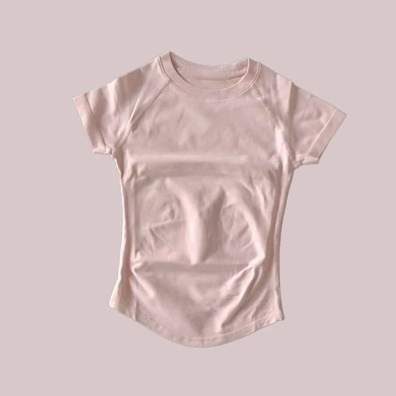 Women's 1DF-LO 1YNE-GO Compression Workout T-Shirt  Slim Fit Athletic Tee  Impact Short Sleeve Top  Women's sports shorts
