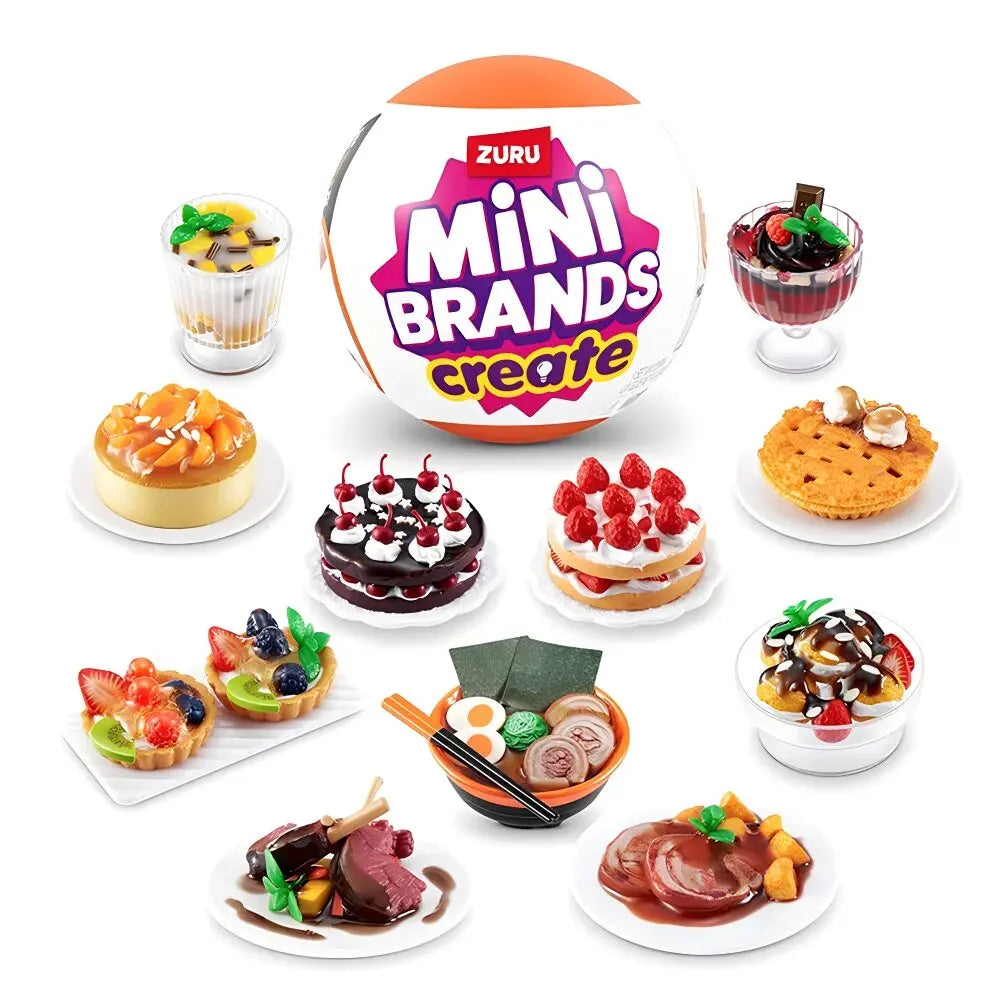 Zuru Surprises Mystery Mini Brands Blind Box Foodie Creat MasterChef Ball Surprise Collectibles Miniature Miniatures Food Toys Secondary image