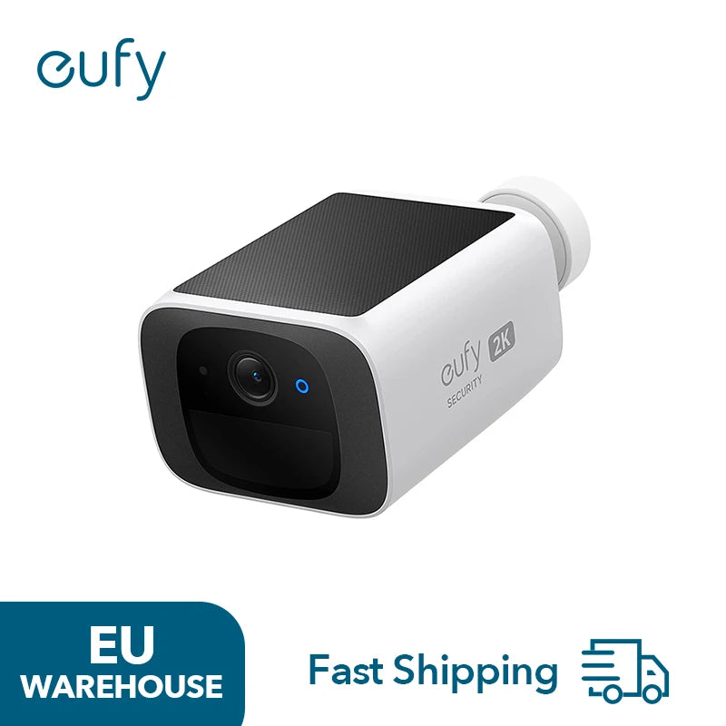 (EU stock)eufy security S220 SoloCam Solar Security Camera Wireless Outdoor Camera Continuous Power 2K Resolution Wireless Main image