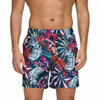 Escatch Brand Summer Mens Shorts Fashion Polyester Quick Dry Board Shorts Male Sport Gym Swimsuit Surf Swim Trunks For Man