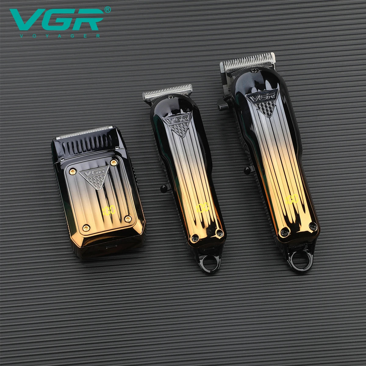 VGR 644 gradient hair cutting combination electric shaver rechargeable professional men's hair clipper carving electric pusher Secondary image