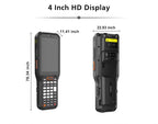 UROVO RT40 Digital Keyboard Pdas Android 10 4G Inventory Handheld Barcode Scanner Mobile Data Terminal Rugged Pda