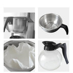 Commerical Coffee Tea Brewer Maker American Coffee Machine Hot Plate Full-Automatic With Coffee Pot Coffer Maker