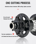 2024 KOOZER XM490 PRO BOOST Mountain Bike Hubs Steel shaft Sealed Bearing 148x12MM 110x15MM 141x5MM 28H 32 Holes Noise hub
