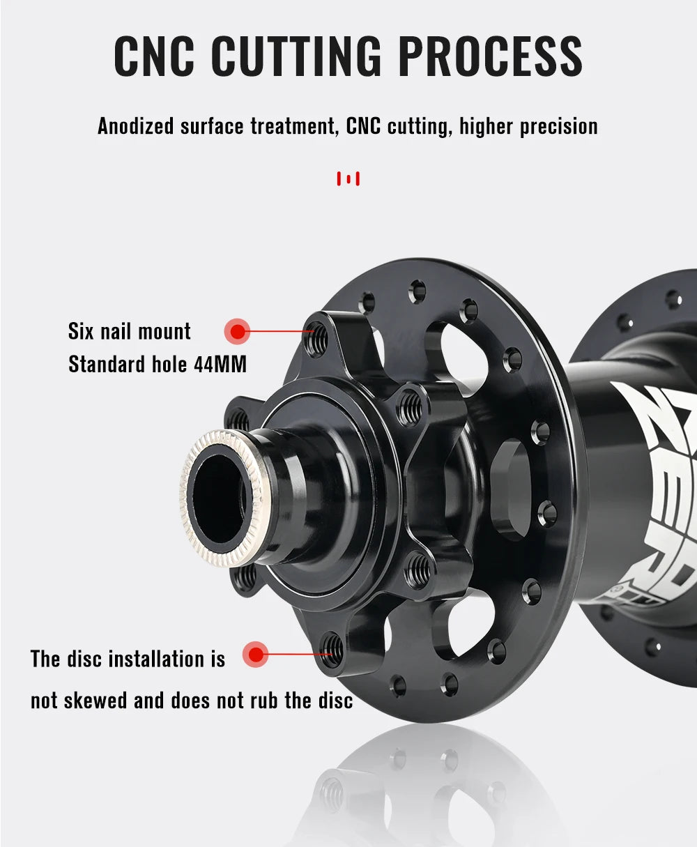2024 KOOZER XM490 PRO BOOST Mountain Bike Hubs Steel shaft Sealed Bearing 148x12MM 110x15MM 141x5MM 28H 32 Holes Noise hub