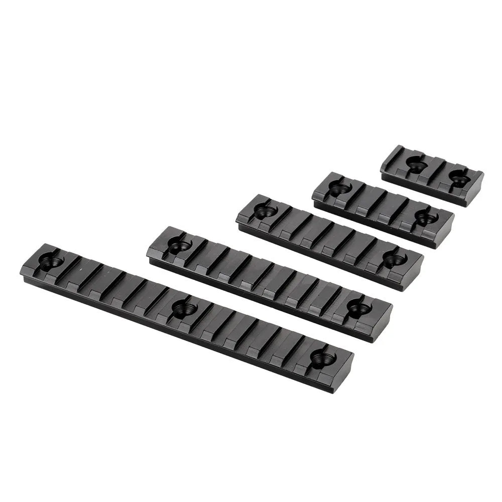 Hunting Tactical Picatinny Rail 3-13Slots 20mm Aluminum Rail Adapter Mount for Keymod / M-LOK System Handguard Scope Mount Base