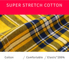 100%Cotton Fashion Boxer Shorts Men's Underwear Youth Breathable Comfortable Loose Underpants Classic Plaid Arrow Pants Homewear