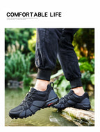 Men Hiking Shoes Outdoor Lightweight Camping Travel Shoes Non-Slip Waterproof Women Large Size Tactical Training Sports Shoes