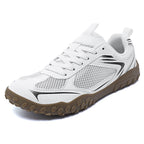 Unisex Wide Width Hiking Shoes Breathable Mesh Outdoor Trekking Sneakers Anti Slip Rubber Sole Walking Trainers Summer Autumn