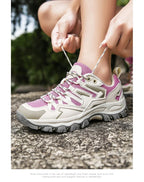 2025 Hiking Shoes Men Women Mesh Sneakers Breathable Fashion Mountain Shoes Boy Spring Autumn Summer Work Shoes Outdoor Trekking