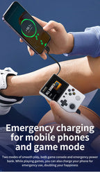 Newly Handheld Game Console with Multi-Platform Operation Support, HD IPS Screen, 3D Joystick, Ergonomic Game Console GB350
