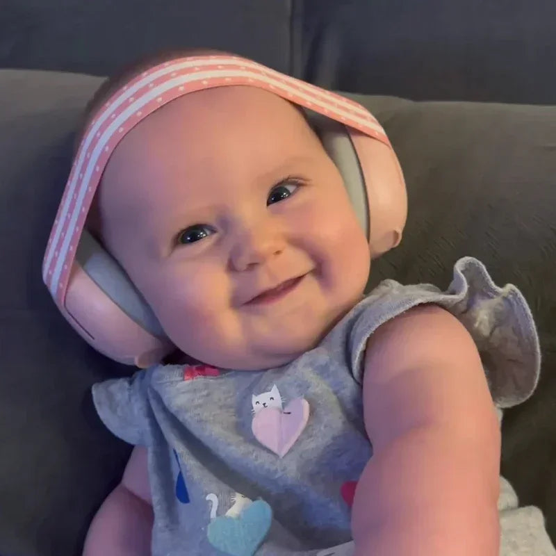 Baby Ear Protection for Babies Toddlers Elastic Noise Reduction Earmuffs Baby Headphones Against Hearing Damage Improves Sleep Secondary image