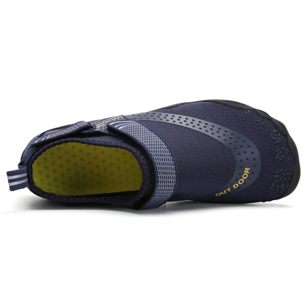Men Women Water Shoes Quick Dry Non-Slip Five Finger Shoes Outdoor Wading Swimming Barefoot Aqua Shoes Lightweight Sneakers