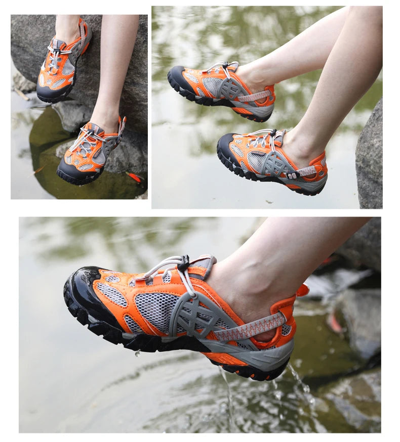 Summer Wading Hiking Shoes for Men Outdoor Aqua Beach Barefoot Sneakers Women Breathable Quick Drying Sports Trekking Shoes Men