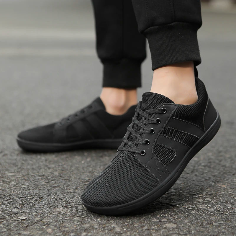 FANCYLEE Classic Women's GAT Barefoot Sneakers Retro Suede Minimalist Walking Shoes Wide Fit Zero Drop Casual Shoes Size 36-41