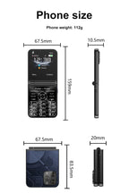 Low Price Sale SERVO Flilo9 3G Flip Mobile Phone 2 SIM Card Speed Dial Blacklist Call Record FM Radio 2.6inch Fold Cellphone MP4