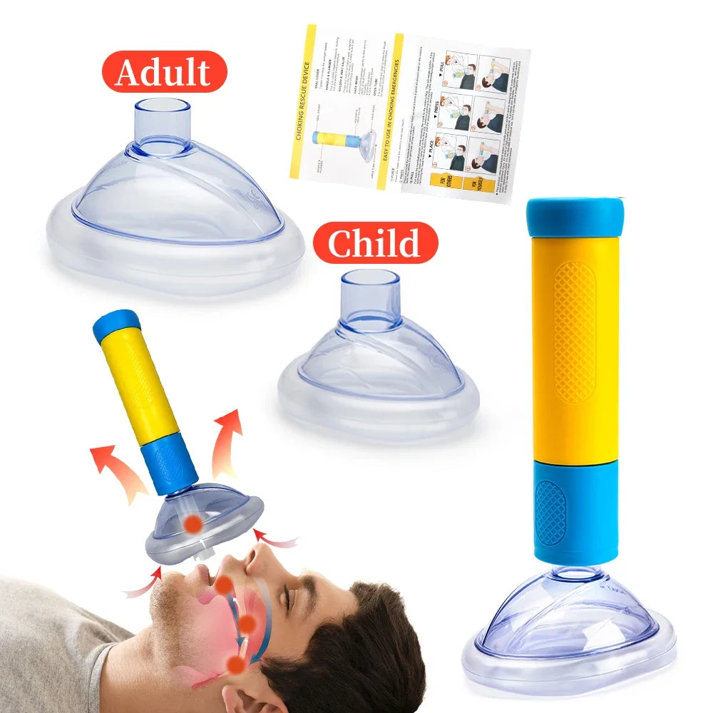 Automatic Choking Rescue Device First Aid Kit for Kids and Adults Anti Asfixia Device Emergency Sucker Tools rescue