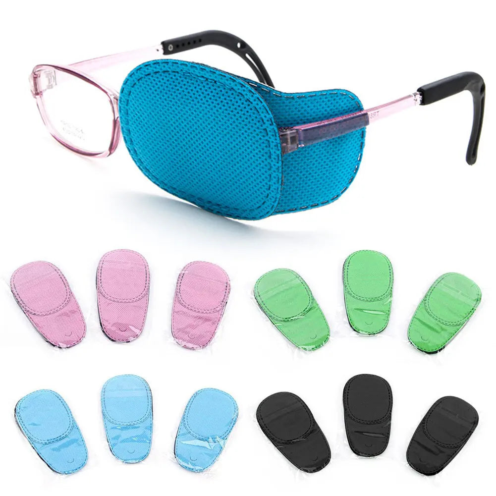 6pcs/set Children Health Care Kids Child Occlusion Medical Lazy Eye Patch Eyeshade For Kids Strabismus Treatment Vision Care Kit Main image