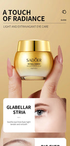 SADOER  Retinol Eye Cream Reduces Dark Circles and Wrinkles Moisturizes and Tightens The Eyes, Eye Cream Korean Eye Care Product