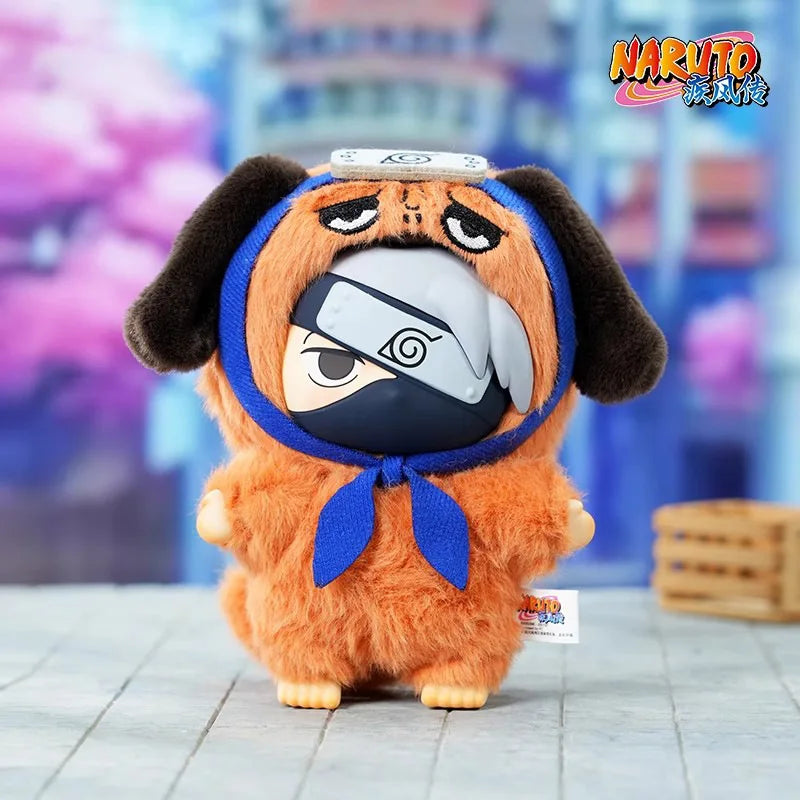 EAKI Naruto Blind box Shippuden Naruto Uzumak Sasuke Kakashi Party Series Stuffed Doll Handmade Ornament Toy Collection Gift