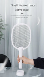 Mosquito Killer Lamp USB Rechargeable Electric Foldable Mosquito Killer Racket Fly Swatter Repellent Lamp Zapper Insects Racket
