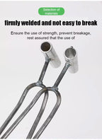 Handheld Adjustable Gardening Two Teeth Fork Stainless steel multifunction Gardening Spade Fork