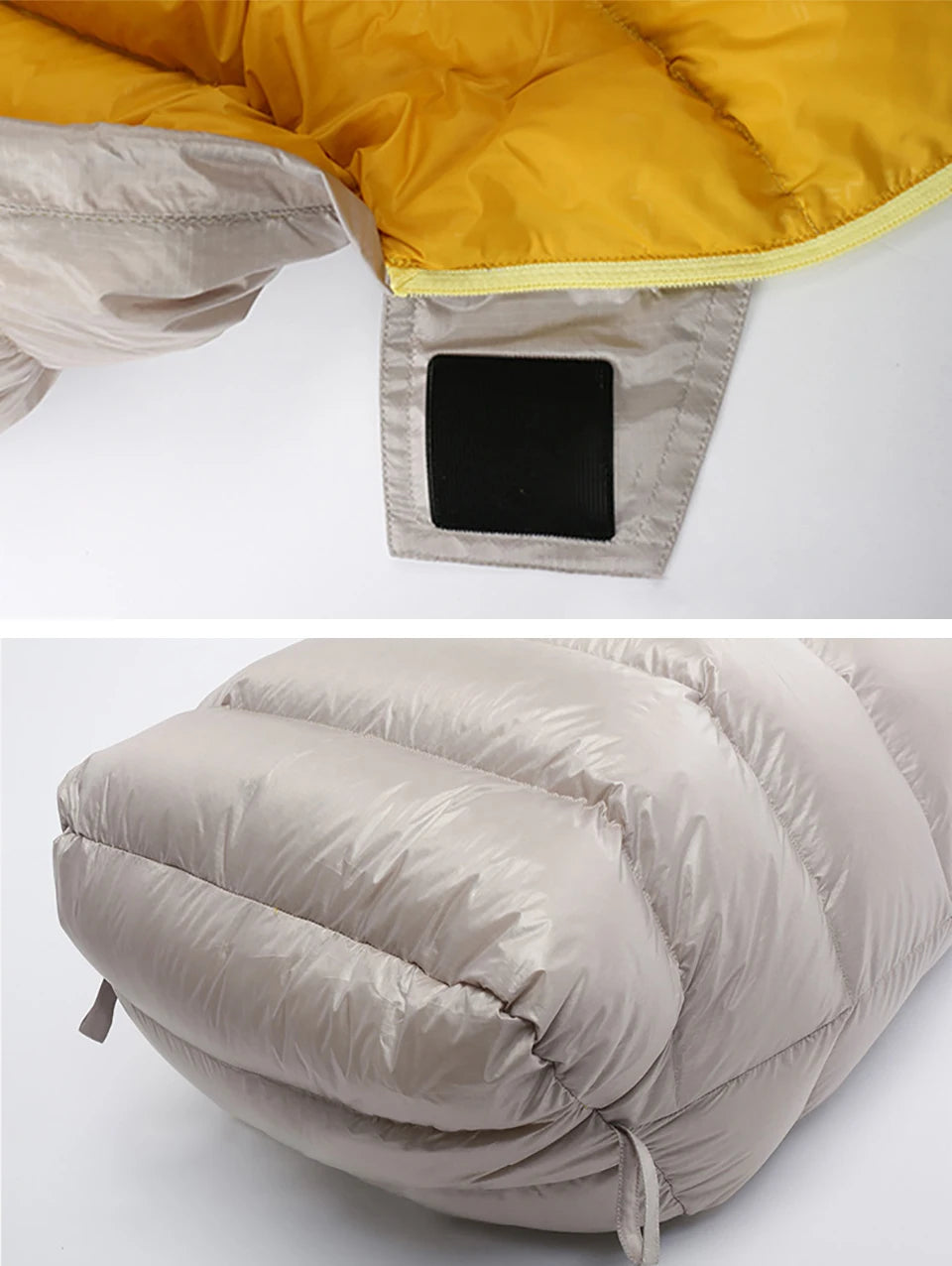 AEGISMAX LETO & NANO 700FP Ultra Dry Goose Down Sleeping Bag Ultralight Down Sleeping Bag for Camping and Hiking