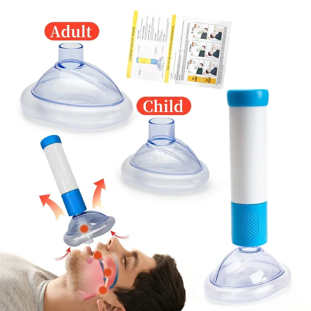Automatic Choking Rescue Device First Aid Kit for Kids and Adults Anti Asfixia Device Emergency Sucker Tools rescue