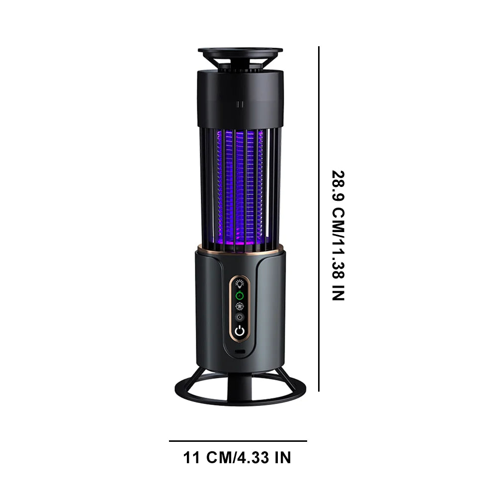 Mosquito Killer Lamp Insect Fly Trap Camping Light Usb Charging Timing Electric Mosquito Swatter Outdoor Insect Killer Repellent Image secondaire du produit