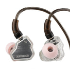 7Hz x Crinacle Zero :2 Updated 10mm Dynamic Driver IEM Wired Earbuds Earphones Gaming Earbuds with OFC IEM Cable for Musician