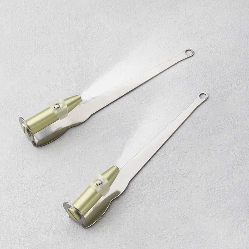 1PC Professional LED Light Tonsil Stone Remover Tool Stainless Steel Cleaner for Oral Care and Ear Wax Removal