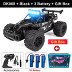 Oike RC Car 1:16 Model With LED Lights Radio Off-road Remote Control Climbing Vehicle Outdoor Cars Drift Race Toys Boys Gifts