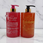7 Days Golden Glow Alpha Arbutin Brightening Body Wash - Visibly Evens Skin Tone, Hydrates Nourishes for Radiant Skin Shower Gel