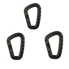 1/2/3/4/6pcs Tactical Carabiner Carabina Karabiner Clip Plastic Cadet Hiking Camping