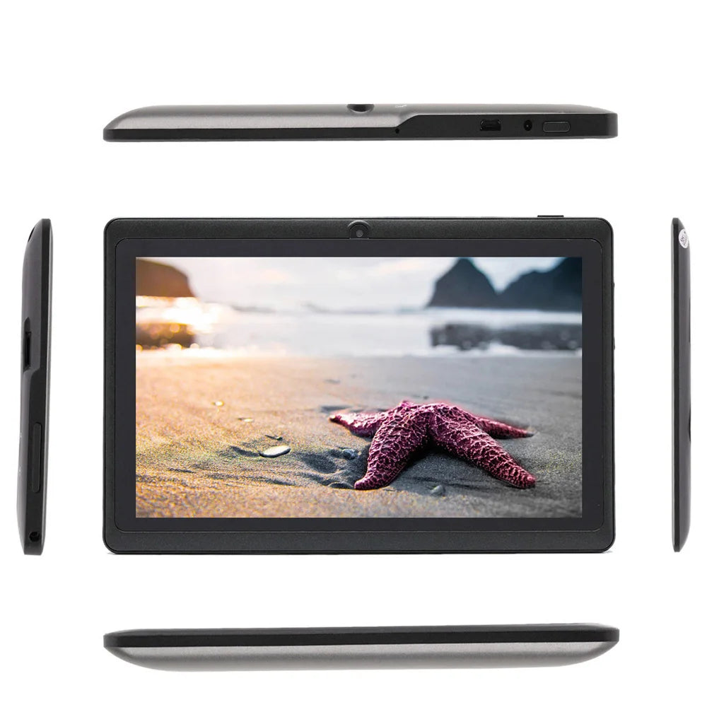 New 7 Inch Kid Tablet Android 13, 4GB RAM 64GB ROM, 1TB Expand, WiFi, Bluetooth, 4000mAh Battery, Software with Protective case