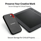 High-Speed Original SSD 2TB Portable USB3.1 Hard Drive 4TB Noiseless Disk for Freelancer Laptop Tablet Workbench