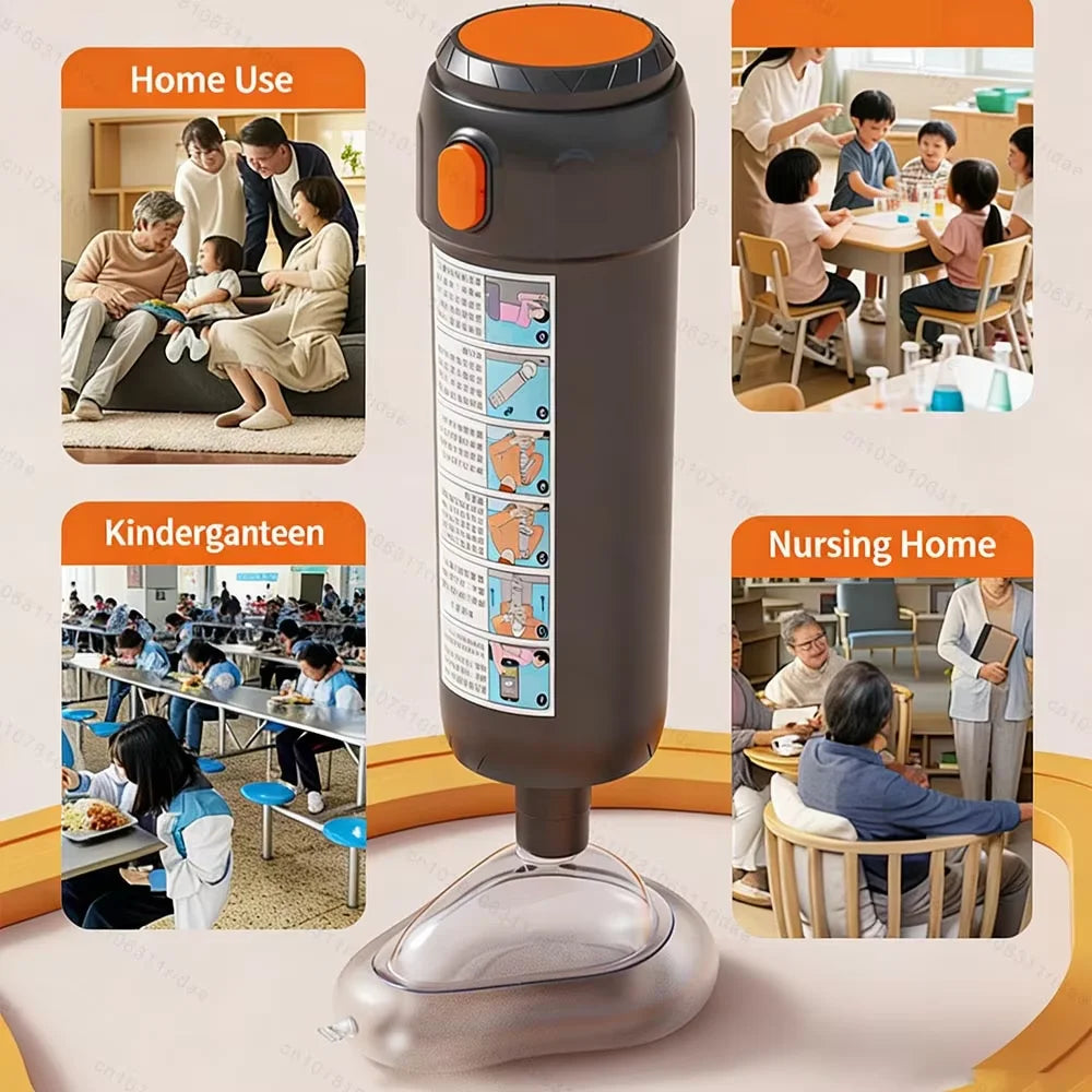 Automatic Choking Rescue Device First Aid Kit for Kids and Adults Anti Asfixia Device Emergency Sucker Tools rescue