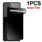 4in1 Privacy Screen Protector Inner & Outer Anti-Spy Hydrogel Films for Samsung Galaxy Z Flip 7 Flip7 Anti-peeping Protectors