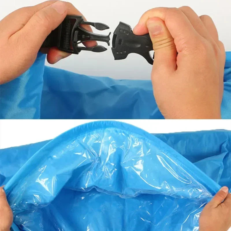 Outdoor Portable Inflatable Sofa Beach Lazy Air Sofa Folding Sleeping Bag Oxford Cloth Camping Furniture 190x70cm
