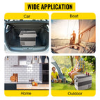 VEVOR 15L-55L portable small refrigerator car refrigerator car truck mini cooler, suitable for driving, traveling, and home use