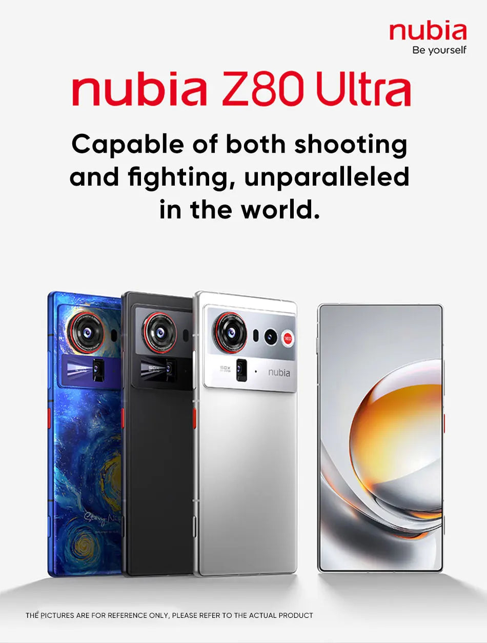 Global Version Zte Nubia Z80 Ultra 5g Snapdragon 8 Elite Gen 5 7200Mah 6.85'' 144Hz Oled Display 90W Fast Charging 64Mp+50Mp Ai Camera Nfc Google Play