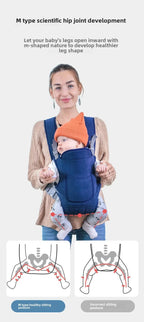 Baby Going Out Safety Carrier Sling Multifunctional Shoulder Baby Carrier Four Methods Front and Back Versatile for All Seasons