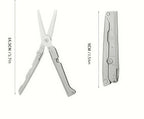 Portable Folding Stainless Steel Scissors, Multifunctional Outdoor Tool for Camping, Hunting and Fishing Survival Gear