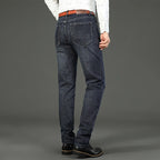 Wthinlee 8 Models Spring Autumn Business Jeans Men Casual Straight Stretch Fashion Classic Work Denim Trousers Brand Clothing