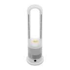 Year-Round Dual Mode Cooling Heating Tower Fan W/Remote 1200W Heater 8 Speeds 9H Timer 80° Oscillation Safe Bladeless