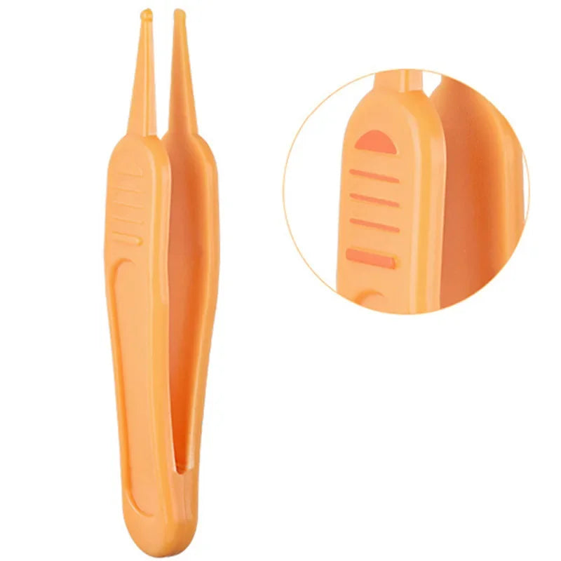 Baby Dig Booger Clip Infants Ear Nose Navel Clean Tools Kids Safety Tweezers Cleaning Forceps Toddler Nasal Cavity Care Supplies