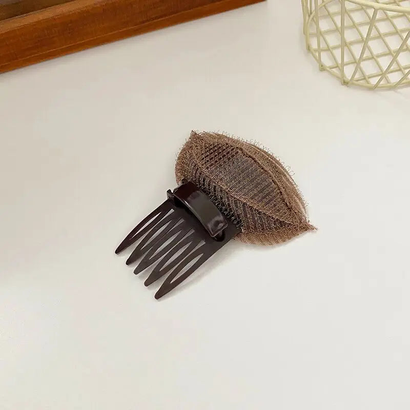 Hair Head Cushion Invisible Fluffy Puff Hair Pad Sponge Clip Bun Bump It Up Volume Hair Base Women Girls Styling Accessories